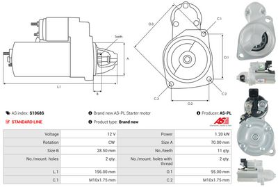 STARTER AS-PL S1068S 4