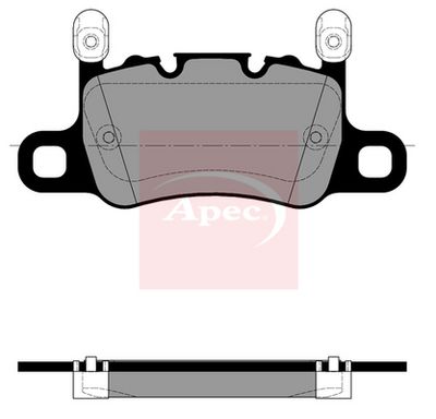APEC Brake Pad Set, disc brake PAD2575
