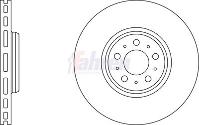 Fahren Brake Disc FBD6268