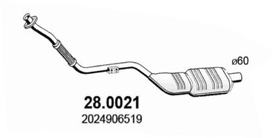 Katalizator ASSO 28.0021