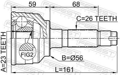 Joint Kit, drive shaft 0510-MPV