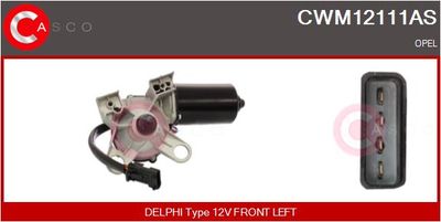 CASCO CWM12111AS Двигатель стеклоочистителя  для OPEL SIGNUM (Опель Сигнум)