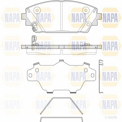 Brake Pad Set NAPA PBP7795