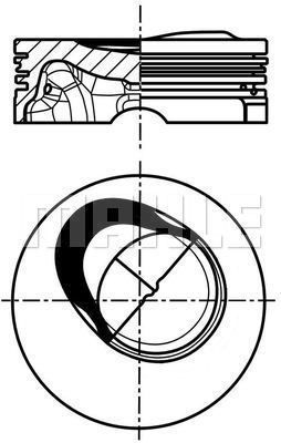 Kolben MAHLE 028 PI 00130 000