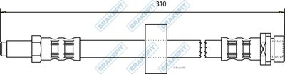 APEC Brake Hose BHO4209
