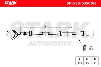 датчик, обороти на колелото STARK SKWSS-0350168