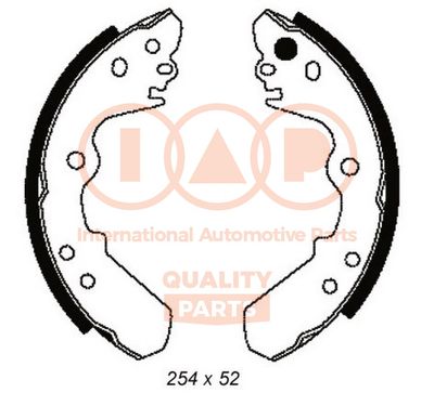 Комплект тормозных колодок IAP QUALITY PARTS 705-09010 для ISUZU TROOPER
