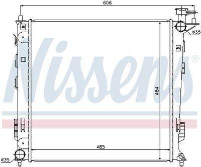 RADIATOR RACIRE MOTOR NISSENS 67517 4