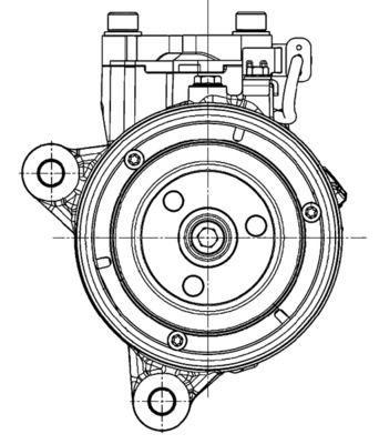 COMPRESOR CLIMATIZARE MAHLE ACP600000P 2