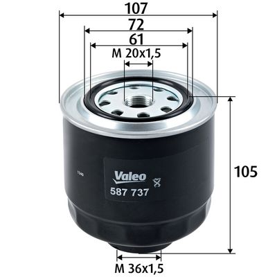 горивен филтър VALEO