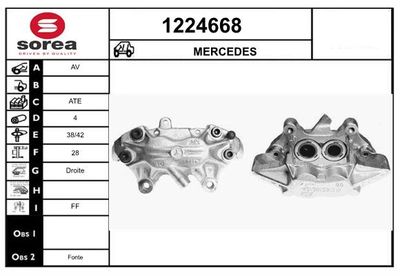 BREMSSATTEL SNRA 1224668