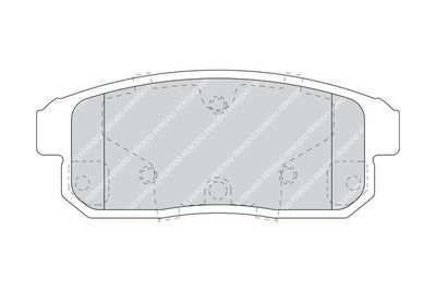 Brake Pad Set, disc brake FDB1759