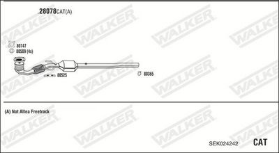 SISTEM DE ESAPAMENT WALKER SEK024242