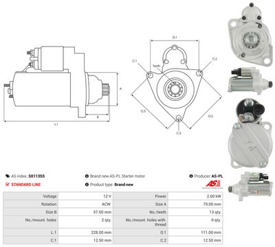 STARTER AS-PL S01135S 4