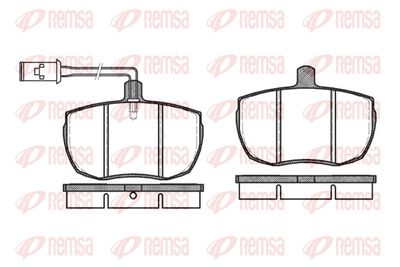 Brake Pad Set, disc brake 0056.12