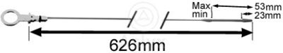 Указатель уровня масла Aslyx AS-506861 для RENAULT CAPTUR