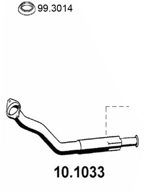 Rura wydechowa ASSO 10.1033