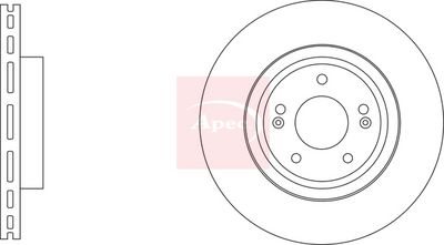 APEC Brake Disc DSK3459
