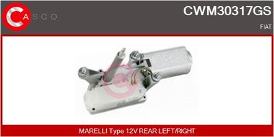 CASCO CWM30317GS Двигатель стеклоочистителя  для FIAT (Фиат)