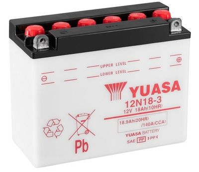 Yuasa Starter Battery 12N18-3