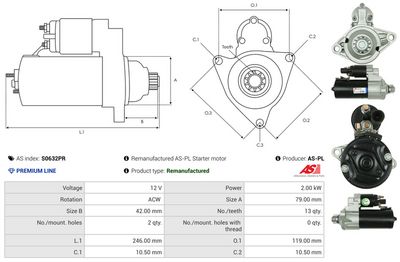 STARTER AS-PL S0632PR 4
