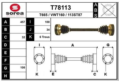 ANTRIEBSWELLE EAI T78113