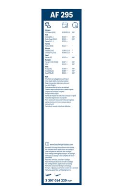 WISCHBLATT BOSCH 3397014220 2