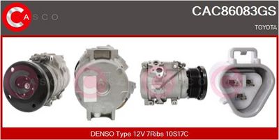 COMPRESOR CLIMATIZARE CASCO CAC86083GS