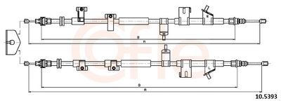 CABLU FRANA DE PARCARE