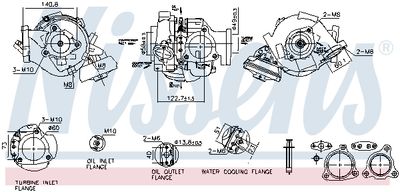 Turboaggregat NISSENS 93680