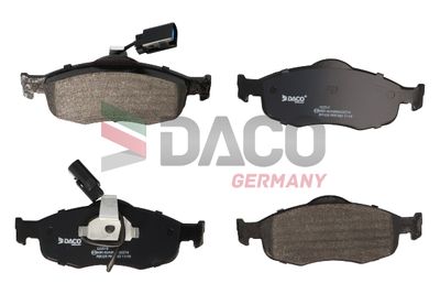 Комплект тормозных колодок, дисковый тормоз DACO Germany 322519 для FORD COUGAR