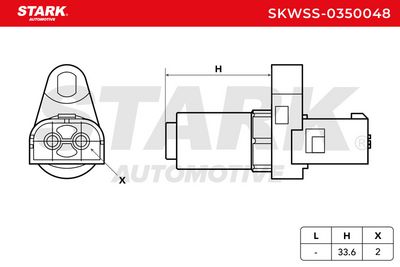 датчик, обороти на колелото STARK SKWSS-0350048