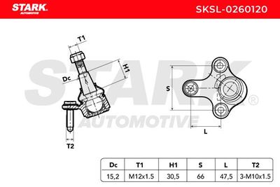 Шарнири STARK SKSL-0260120