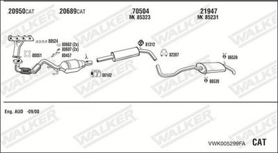 SISTEM DE ESAPAMENT WALKER VWK005299FA
