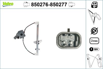 стъклоподемник VALEO 850276