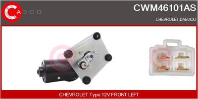 CASCO CWM46101AS Двигун склоочисника для CHEVROLET (Шевроле)