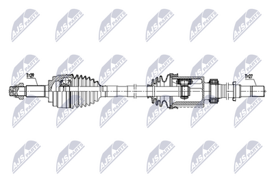 полуоска NTY NPW-NS-231