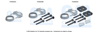 Монтажный комплект, катализатор BM CATALYSTS FK90629 для OPEL CALIBRA