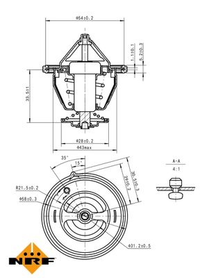 TERMOSTAT LICHID RACIRE NRF 725132 4