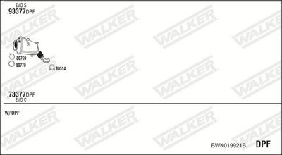 Изпускателна система WALKER BWK019921B