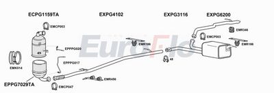 Układ wydechowy EUROFLO CNDIS16D7004E