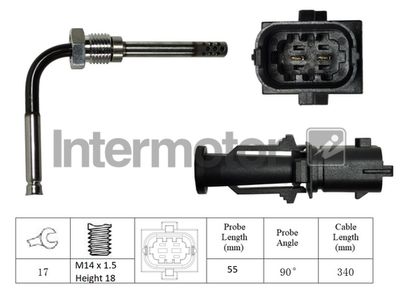 Sensor, exhaust gas temperature Intermotor 27185