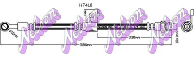 Тормозной шланг KAWE H7410 для KIA MOHAVE