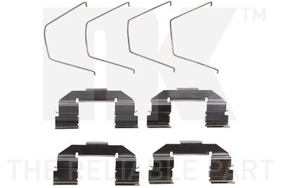 Комплектующие, колодки дискового тормоза NK 7932607 для MAZDA 6