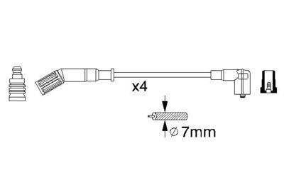 BOSCH Zündleitungssatz