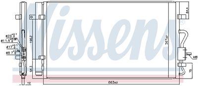 CONDENSATOR CLIMATIZARE NISSENS 941181 4