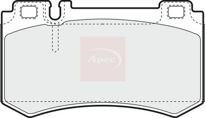 APEC Brake Pad Set, disc brake PAD1425