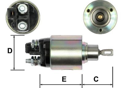 GM Solenoidinis jungiklis, starteris