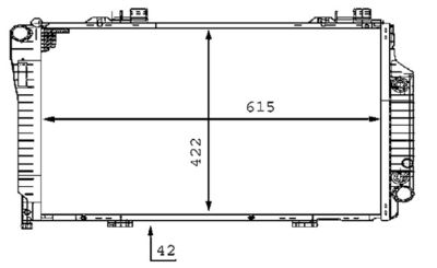 Radiateur - CR231000S - MAHLE