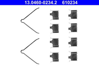 Комплектующие, колодки дискового тормоза ATE 13.0460-0234.2 для MAZDA 626